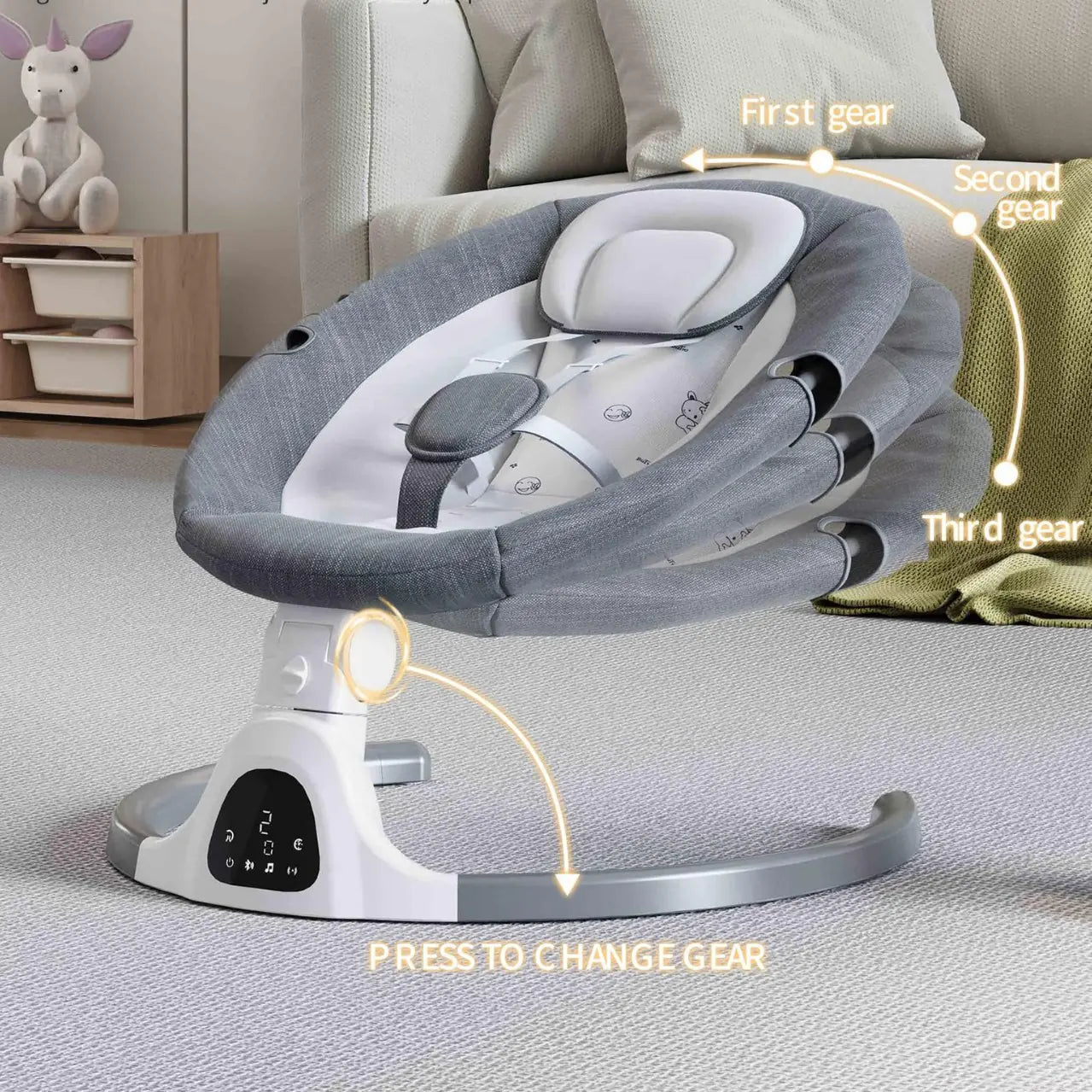 Baby Electric Smart Rocking Cradle Chair