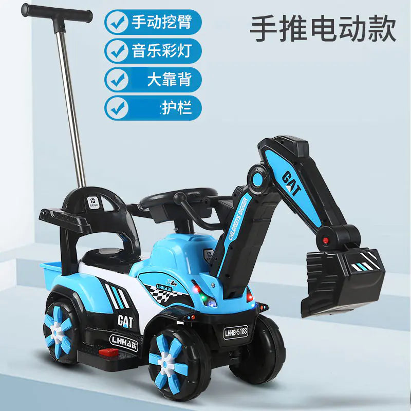 New Electric Excavator Toy for Kids Aged 1-3 Years