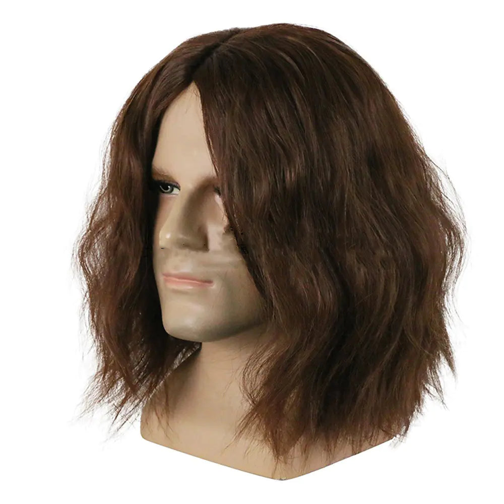 Winter Soldier Brown Wig for Cosplay and Costume