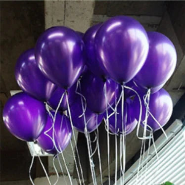 1.2g Pearl Thick 10-Inch Round Wedding Balloons