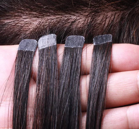 Natural Color Hair Extensions - Smooth Invisible Clips