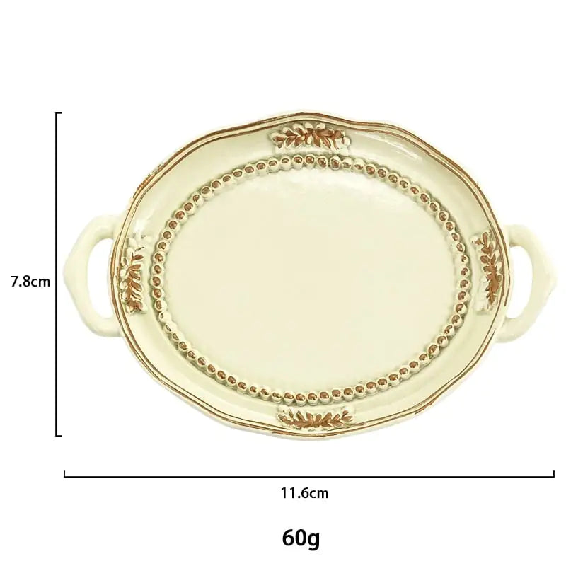 Resin Candle Holder Plate Earrings Necklace Jewelry Set