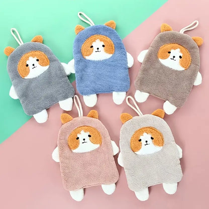 Superfine Gauze Cartoon Flower Handkerchief (1 Piece)