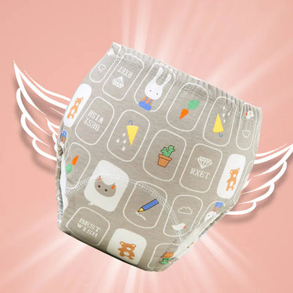 Toilet Training Pants with Diaper Separators and Pockets