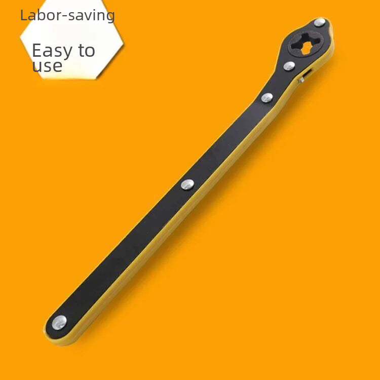 Car Jack with Ratchet Wrench and Manual Handle