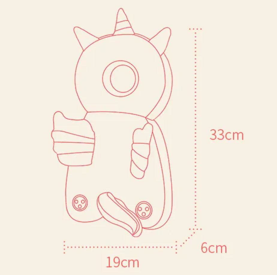 Tencel Baby Safety Pillow with Anti-Fall Design