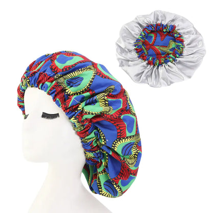 Fashionable Leopard Floral Striped Chemotherapy Hat
