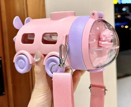 Boy's Cute Straw Car Cup