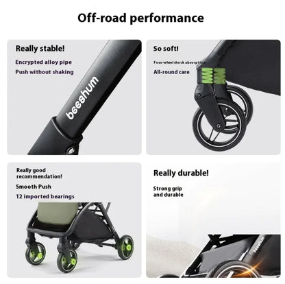 Lightweight Folding Baby Stroller