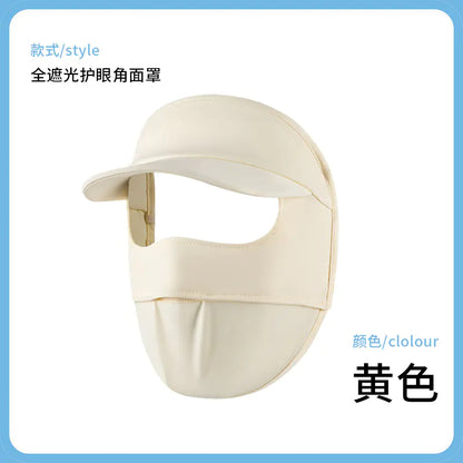 Full Face Sun Protection Mask for Outdoor Use