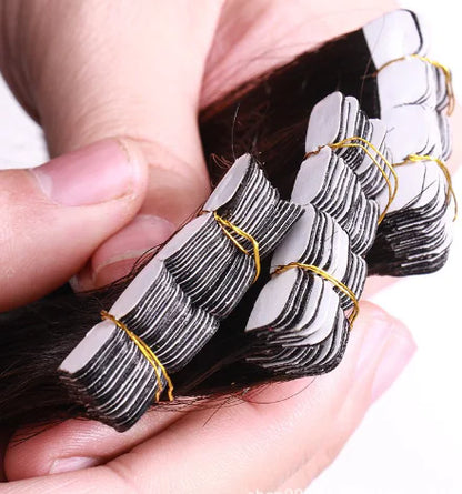 Natural Color Hair Extensions - Smooth Invisible Clips