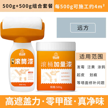 Orange Wall Paint - Water-Based Latex for Home Use