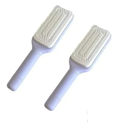 4 In 1 Self-Cleaning Hair Brush