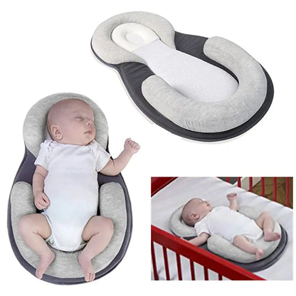 Newborn Anti-Roll Shaped Pillow for Head Correction