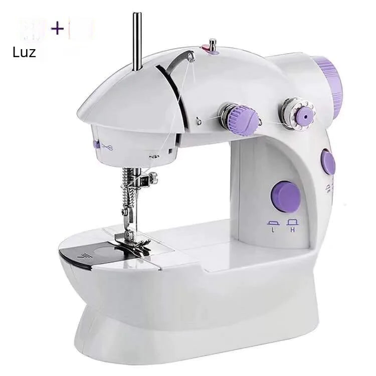 Mini Electric Sewing Machine with Light - Model SM-202A