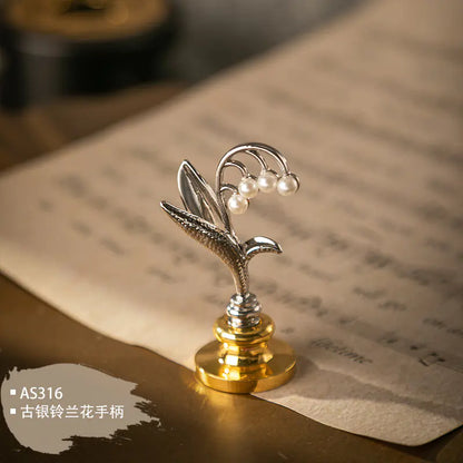 Custom Resin Alloy Wax Seal Handle Set for Magic Academy