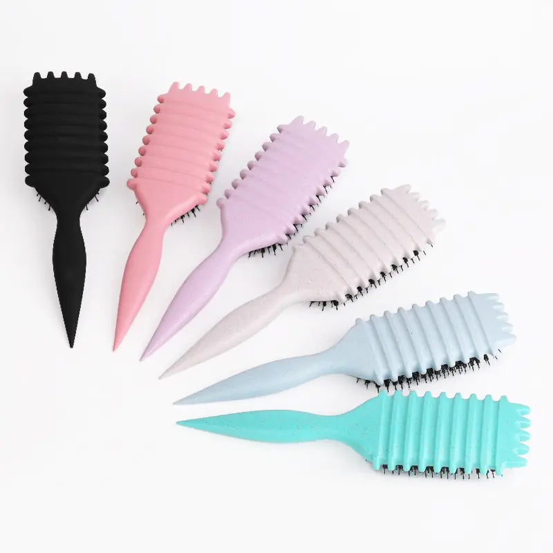 Bounce Shape Round Hairdressing Comb