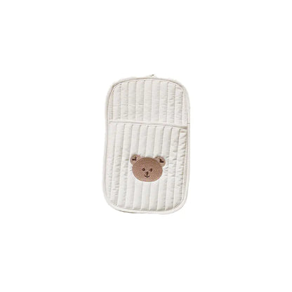 Baby Stroller Storage Bag with Bear Embroidery