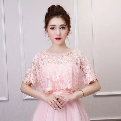 Bride Wedding Shawl Lace Summer Veil in Various Colors