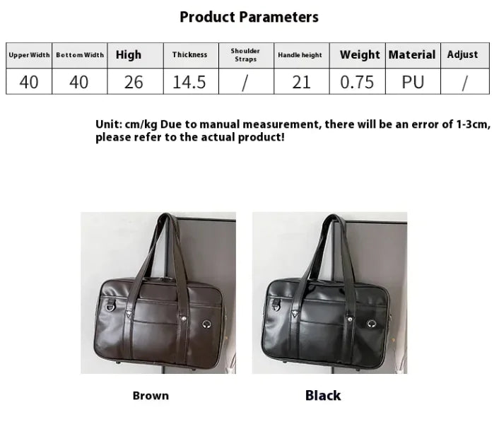 PU Commuter School Handbag