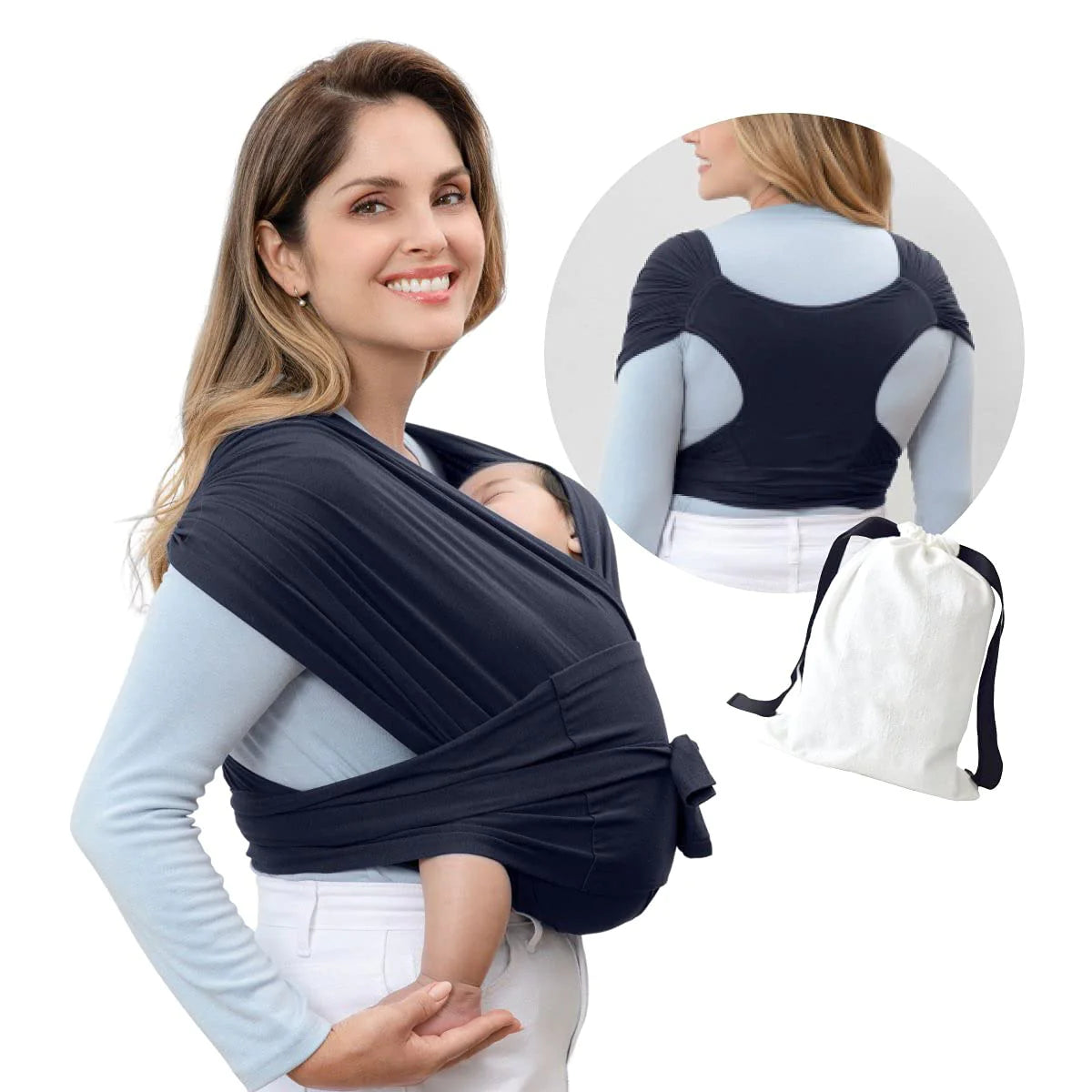 Summer Cotton Cross Simple Baby Carrier
