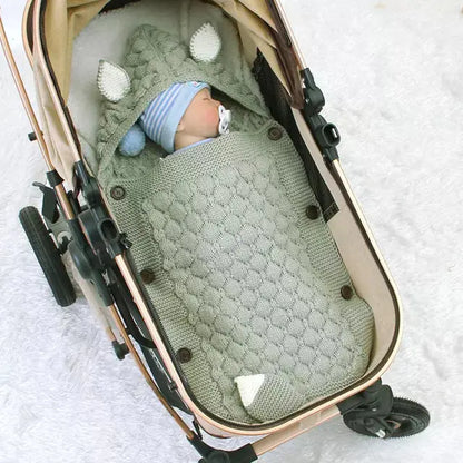 Newborn Baby Swaddle Sleeping Bag for Stroller Use