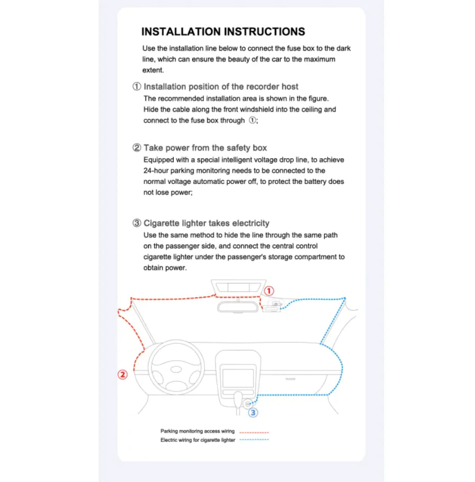 4K WiFi Night Vision Car Security Camera