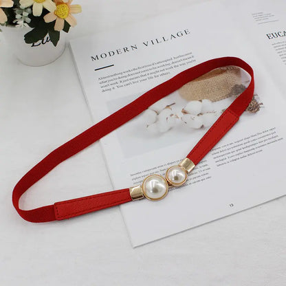 New Pearl Decorative Belt for Women - Versatile and Stylish