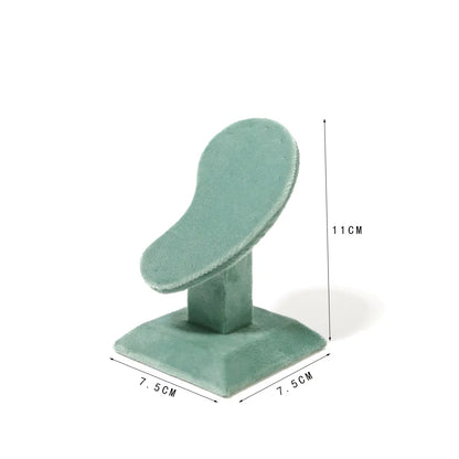 Jewelry Display Stand with Green Velvet for Earrings