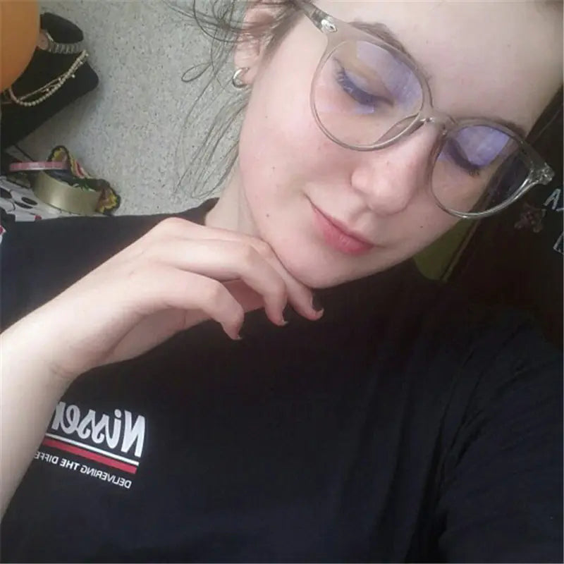 Stylish PC Frame Glasses for Students (Model 15959)