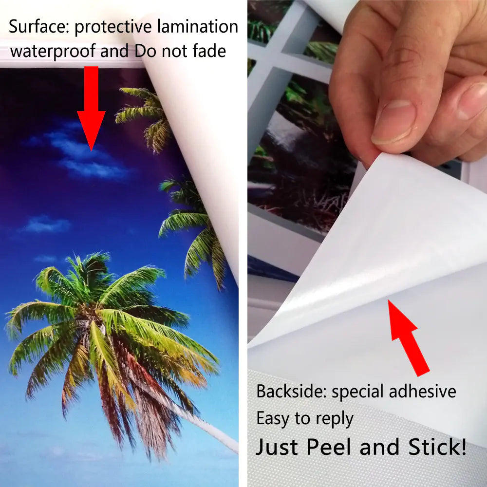 Creative 3D Plant Wall Stickers for Home Decor