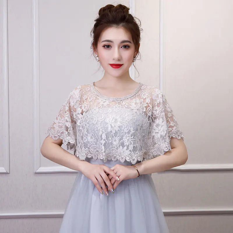 Bride Wedding Shawl Lace Summer Veil in Various Colors