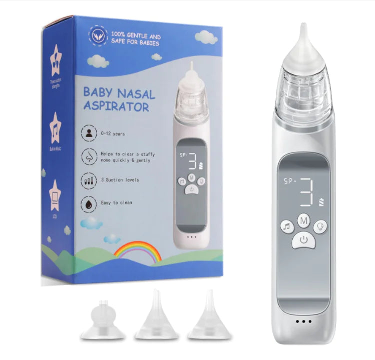 Baby Electric Nasal Aspirator with Silicone Mouthpiece