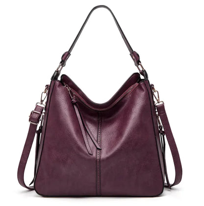 Hobos Zipper Bucket Bag with Adjustable Shoulder Strap – Large Capacity Messenger Handbag for Women