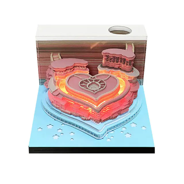 Omoshiroi Magic Castle 3D Notepad 2024 Memo Pad
