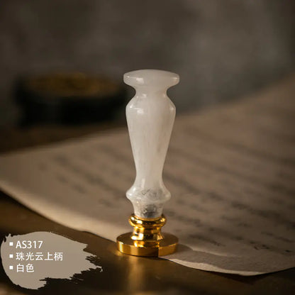 Custom Resin Alloy Wax Seal Handle Set for Magic Academy