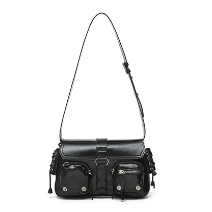 Textured Trendy Underarm Shoulder Bag