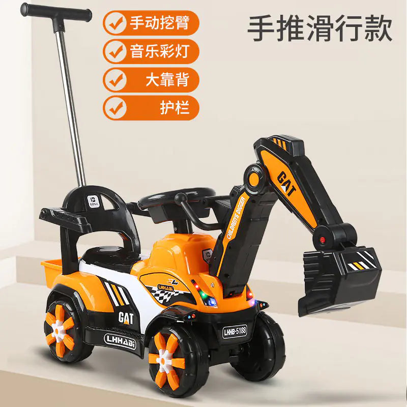 New Electric Excavator Toy for Kids Aged 1-3 Years