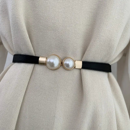 New Pearl Decorative Belt for Women - Versatile and Stylish