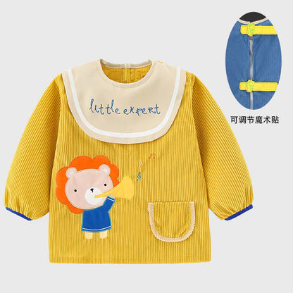 Waterproof Bib for Boys - Stylish Reversible Design