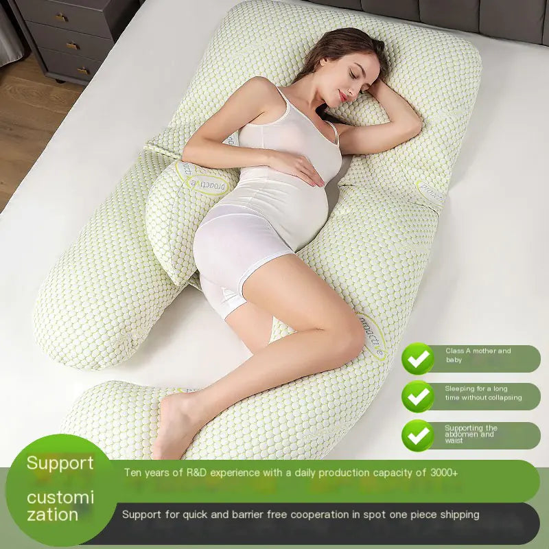 G-Type Pregnancy Pillow for Side Sleeping and Support