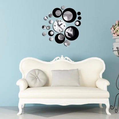 Creative European Wall Clock - DIY 3D Acrylic Design