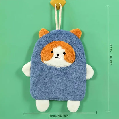 Superfine Gauze Cartoon Flower Handkerchief (1 Piece)