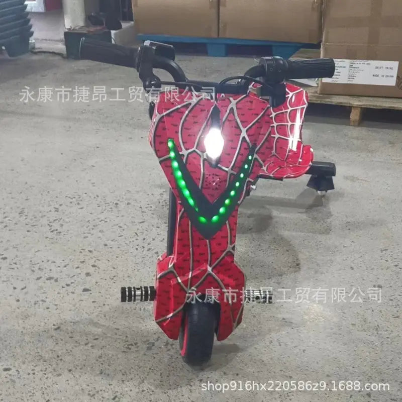 Mini Electric Drift Trike - Ultraman Style 6-Inch