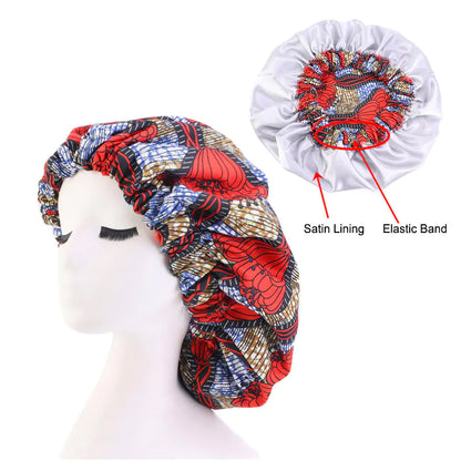 Fashionable Leopard Floral Striped Chemotherapy Hat