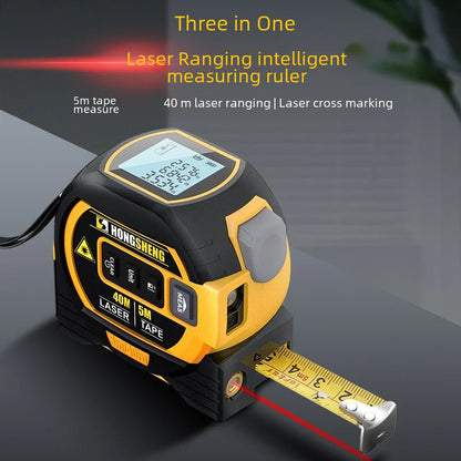 High Precision 3-in-1 Laser Distance Measure 5m