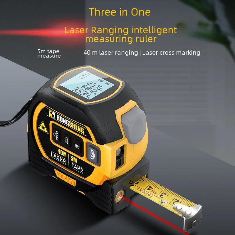 High Precision 3-in-1 Laser Distance Measure 5m