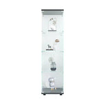 Glass Display Cabinet 4 With Gantry, Floor-to-ceiling Rare Bookshelf, Suitable For Living Room, Bedroom, Office