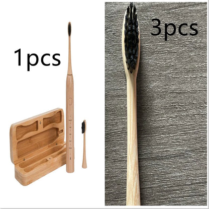 Eco-Friendly Bamboo Electric Toothbrush