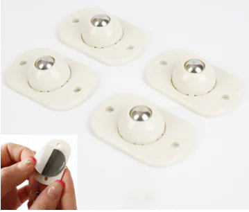 Universal Ball Casters for Adhesive Storage Boxes